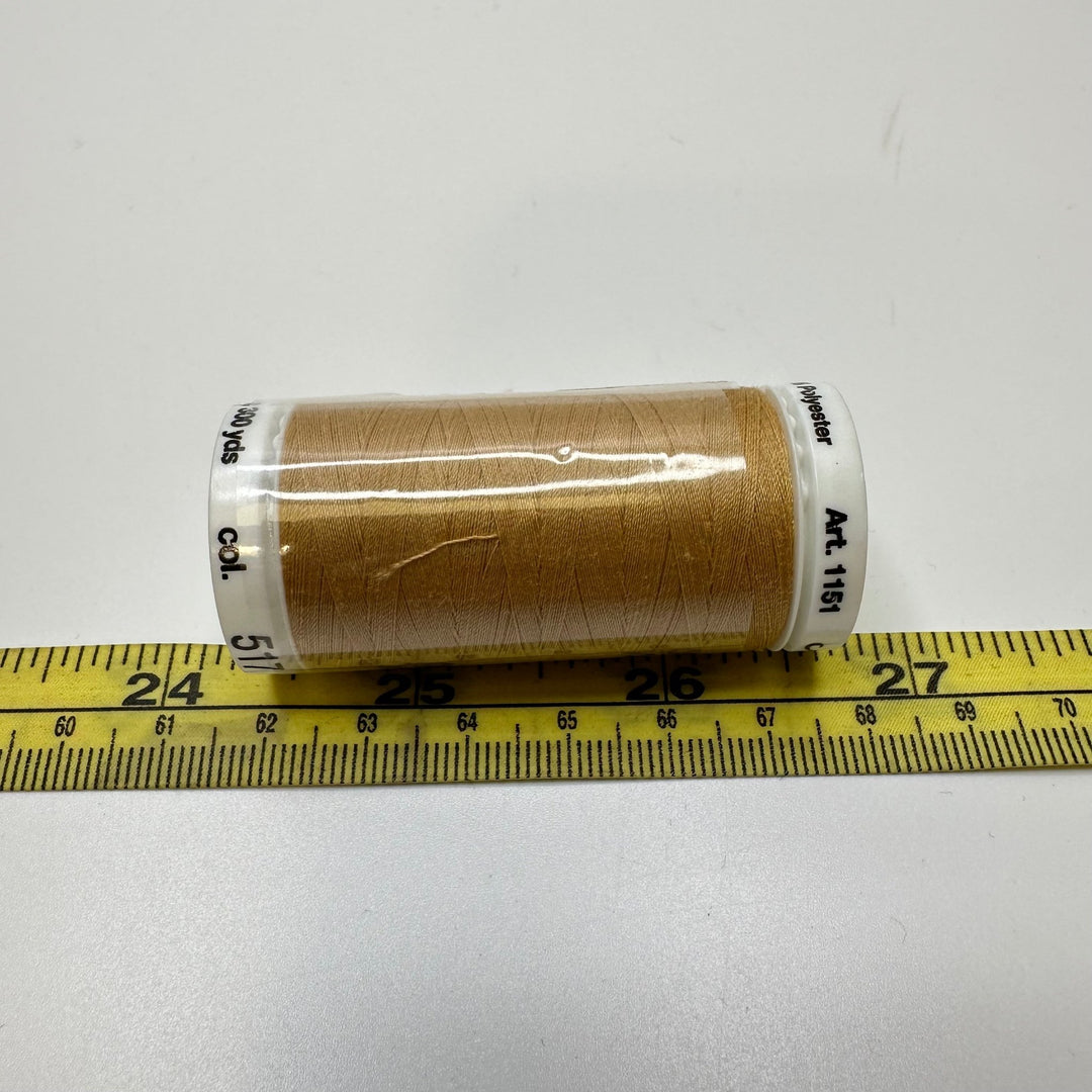 Polyester All Purpose Thread - Light Beige - True Deadstock supplies Fabric by private - Sustainable Textile | FABCYCLE