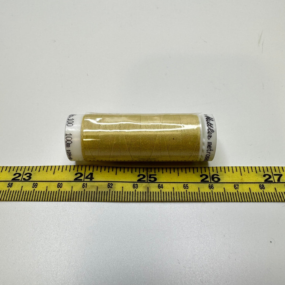 Polyester All Purpose Thread - Light Beige/Yellow - True Deadstock supplies Fabric by private - Sustainable Textile | FABCYCLE