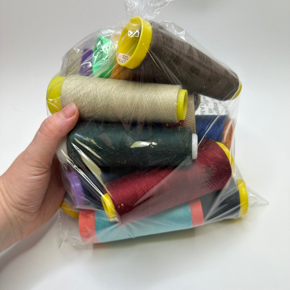 Polyester All Purpose Thread - Multi - 12 Pack - True Deadstock supplies Fabric by private - Sustainable Textile | FABCYCLE