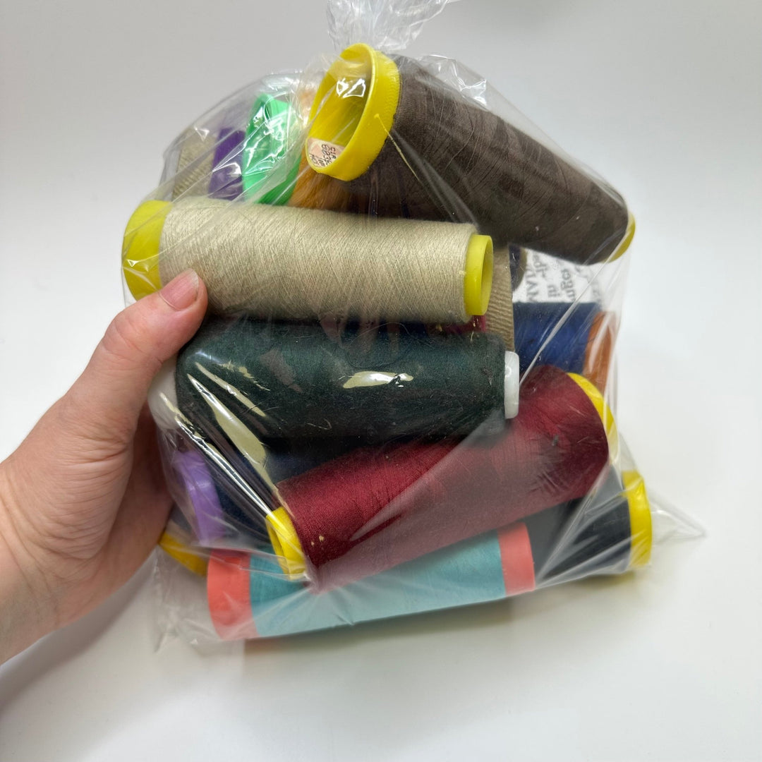 Polyester All Purpose Thread - Multi - 12 Pack - True Deadstock supplies Fabric by private - Sustainable Textile | FABCYCLE