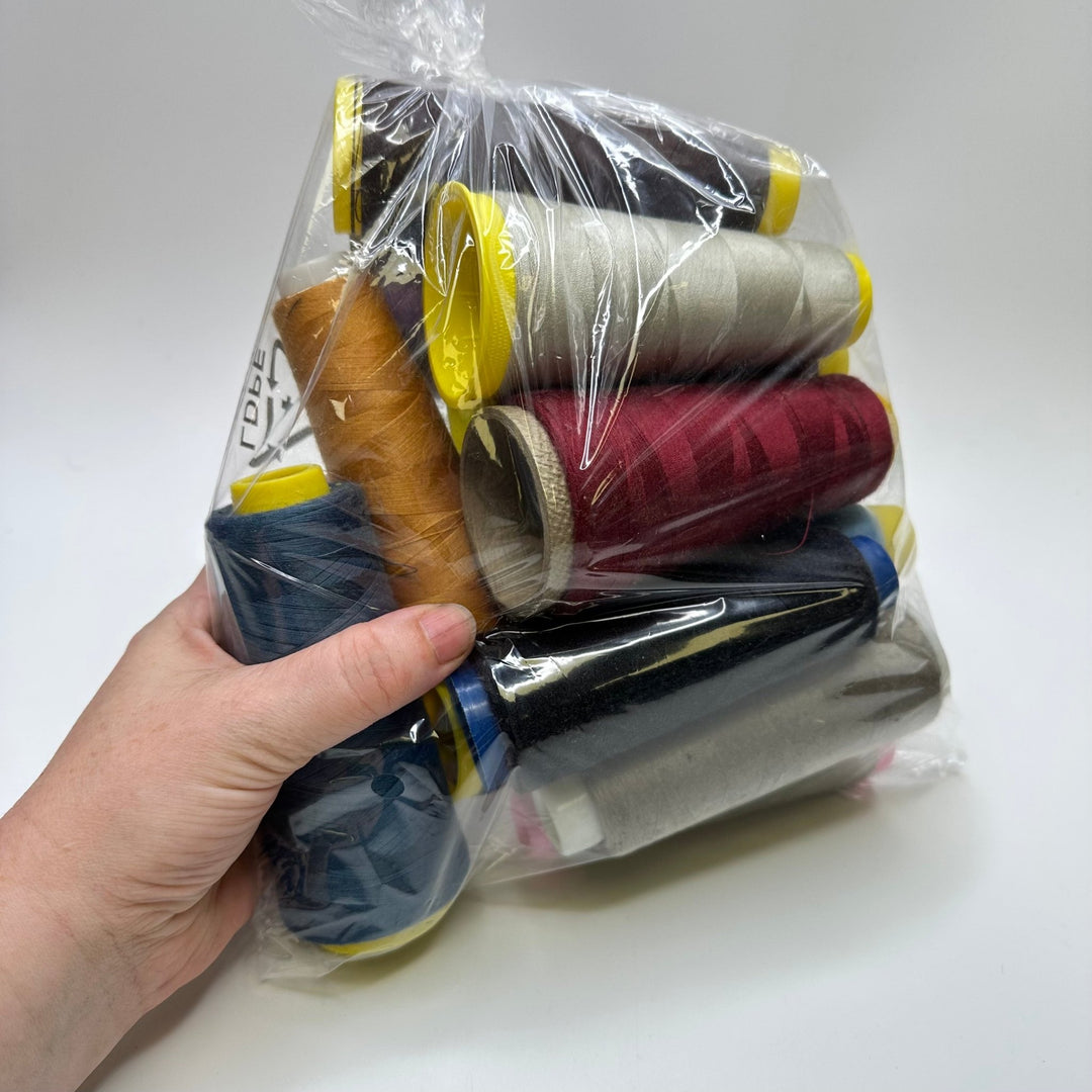 Polyester All Purpose Thread - Multi - 12 Pack - True Deadstock supplies Fabric by private - Sustainable Textile | FABCYCLE