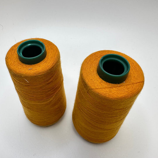 Polyester All Purpose Thread - Orange - 2 Pack - True Deadstock supplies Fabric by private - Sustainable Textile | FABCYCLE