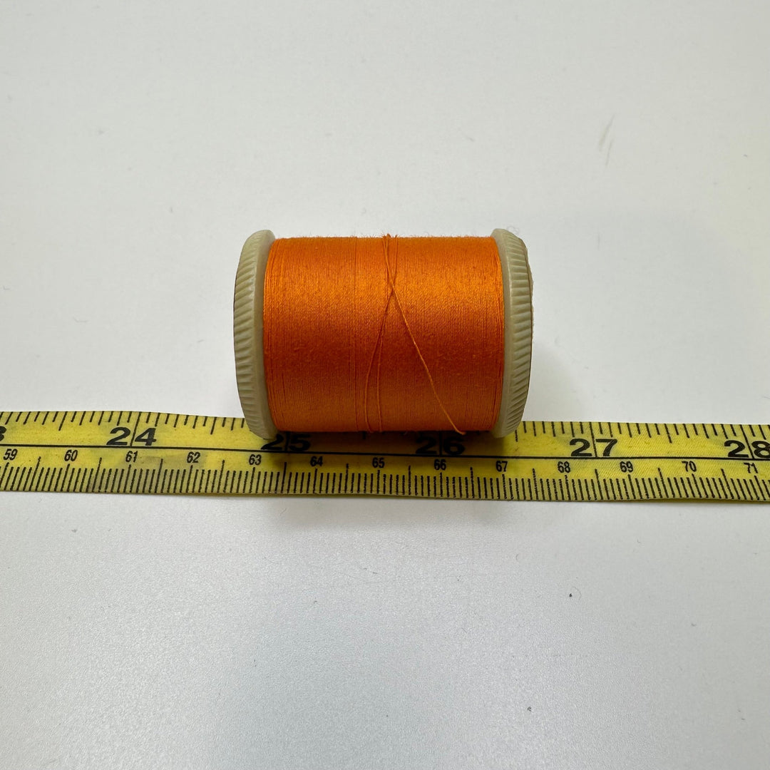 Polyester All Purpose Thread - Orange - True Deadstock supplies Fabric by private - Sustainable Textile | FABCYCLE