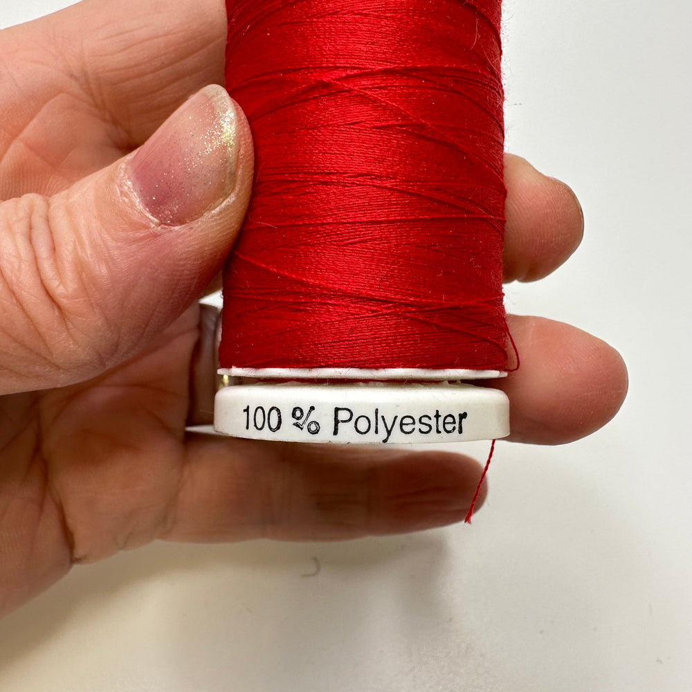 Polyester All Purpose Thread - Red - True Deadstock supplies Fabric by private - Sustainable Textile | FABCYCLE