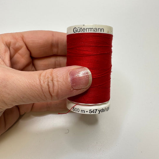 Polyester All Purpose Thread - Red - True Deadstock supplies Fabric by private - Sustainable Textile | FABCYCLE