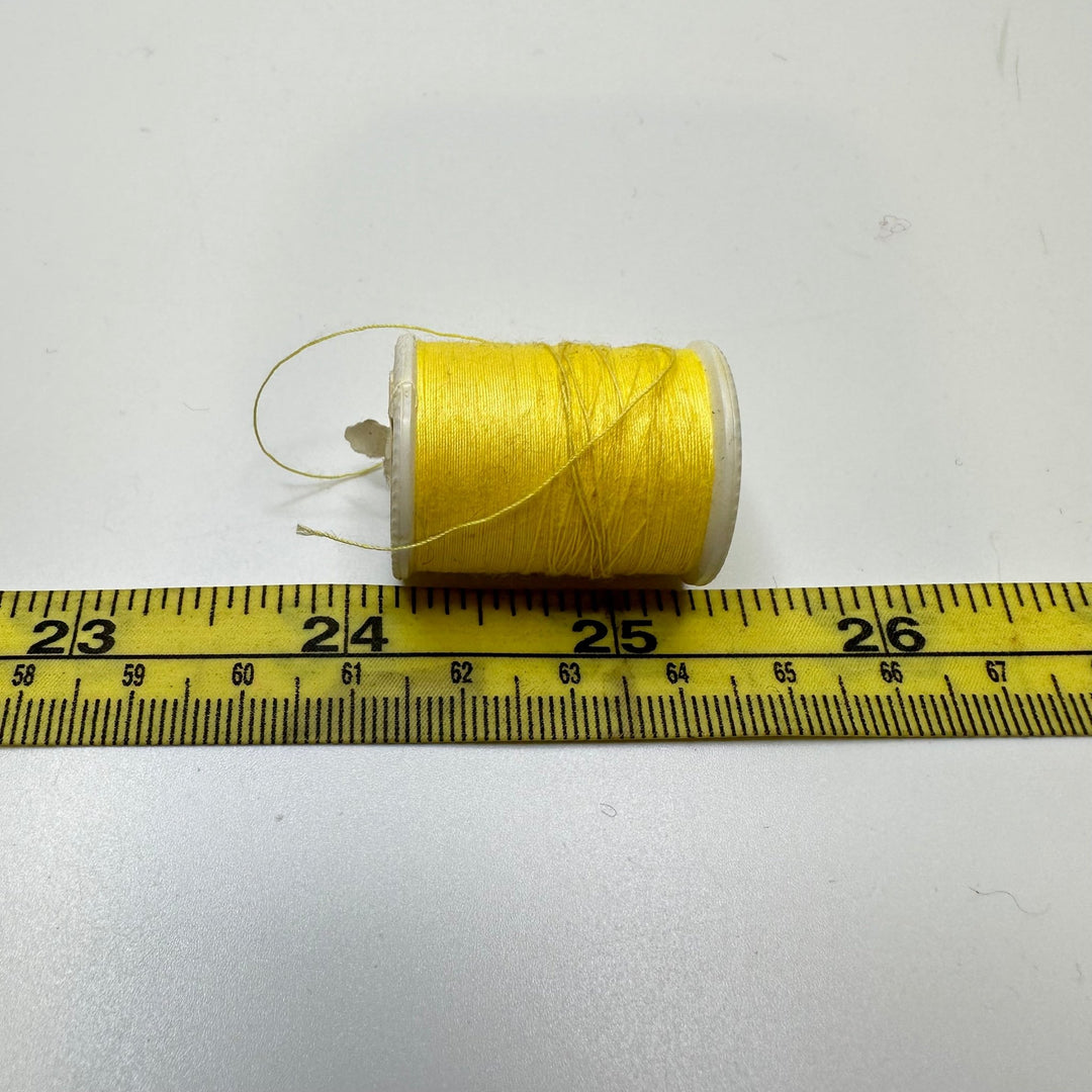 Polyester All Purpose Thread - Yellow - True Deadstock supplies Fabric by private - Sustainable Textile | FABCYCLE