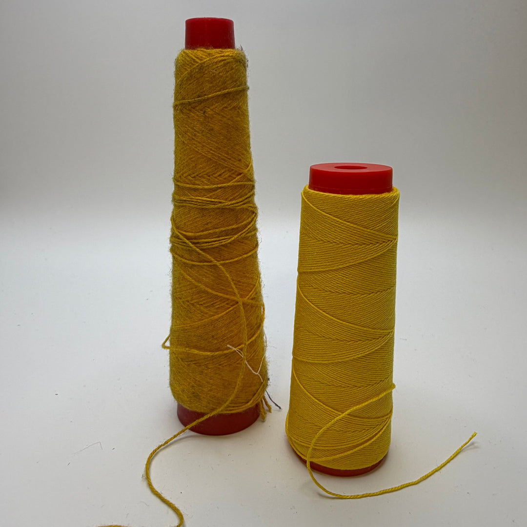 Polyester Smocking Thread - Yellow - 2 Pack - True Deadstock supplies Fabric by private - Sustainable Textile | FABCYCLE