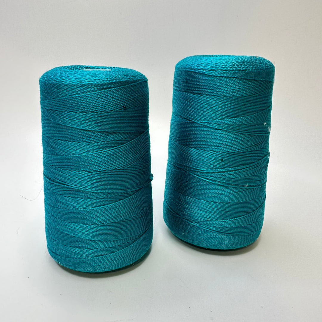 Polyester Upholstery Thread - Aqua - True Deadstock supplies Fabric by private - Sustainable Textile | FABCYCLE