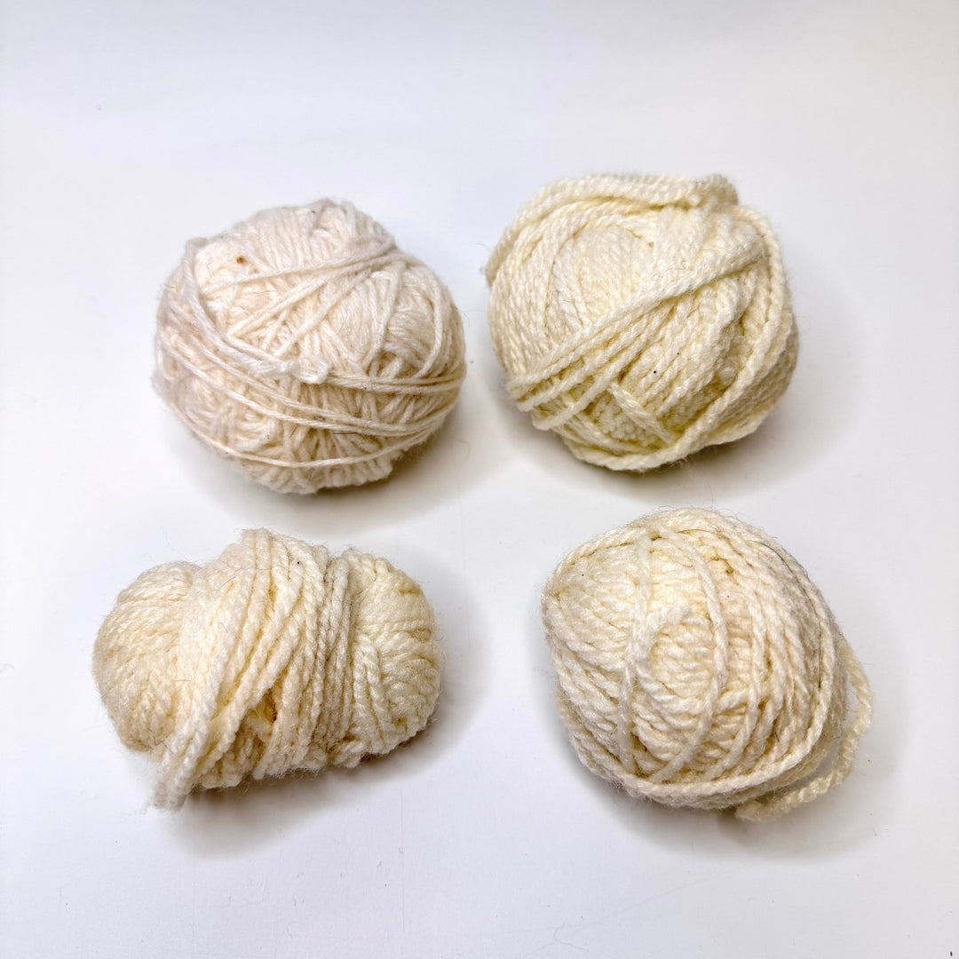 Polyester Yarn - Cream - 4 Pack - True Deadstock supplies Fabric by private - Sustainable Textile | FABCYCLE