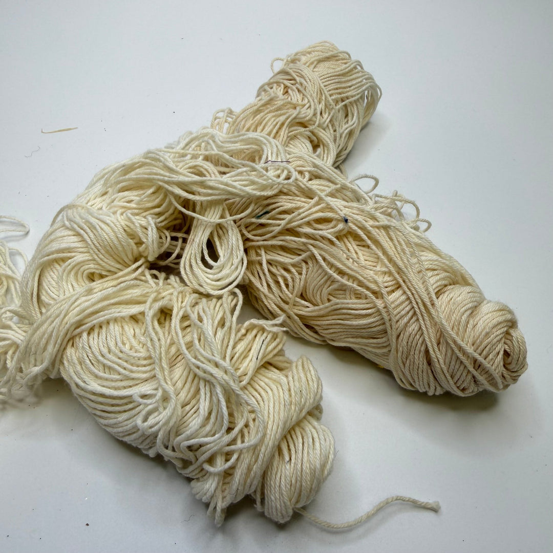 Polyester Yarn - Cream - Individual - True Deadstock supplies Fabric by private - Sustainable Textile | FABCYCLE