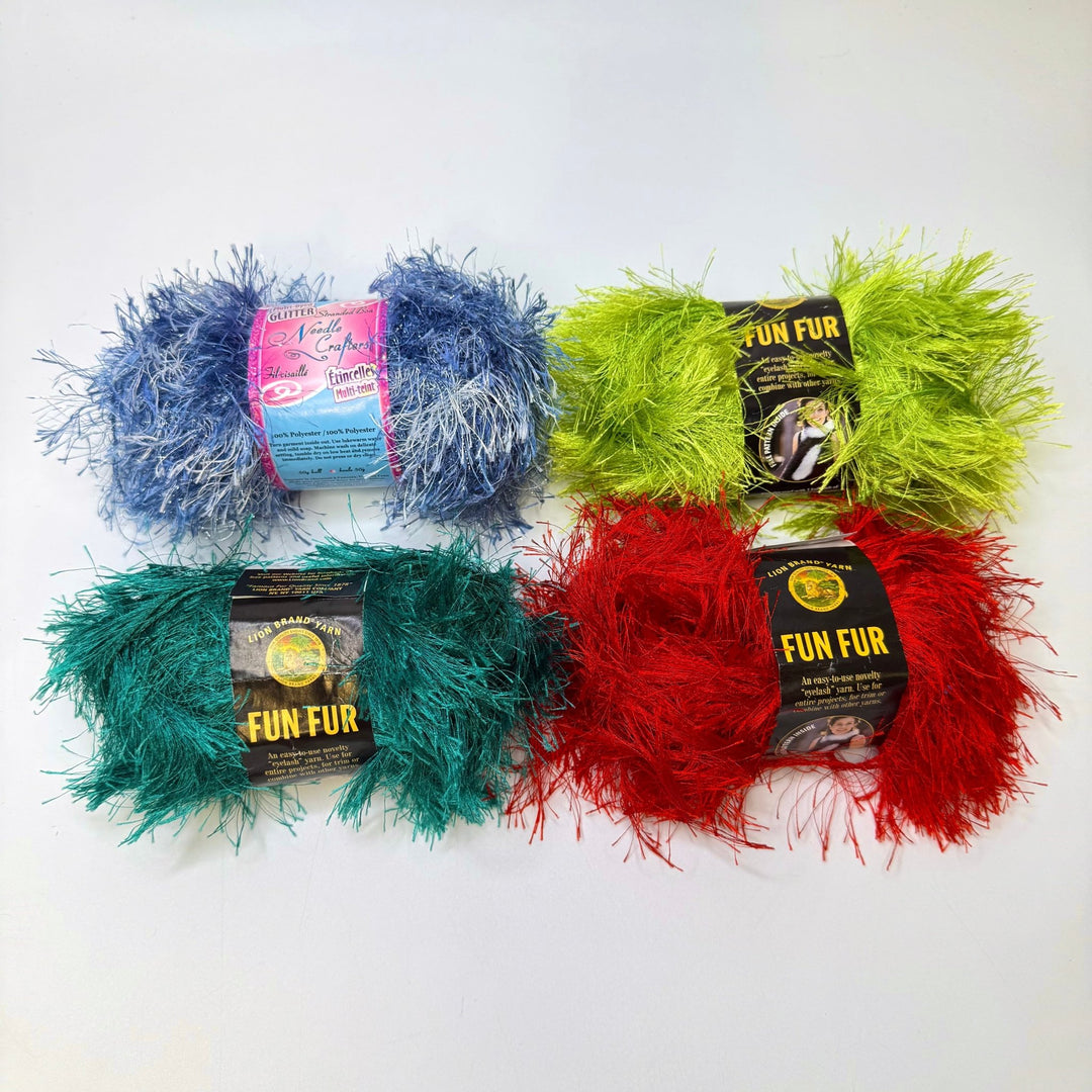 Polyester Yarn - Green/Blue - 4 Pack - True Deadstock supplies Fabric by private - Sustainable Textile | FABCYCLE