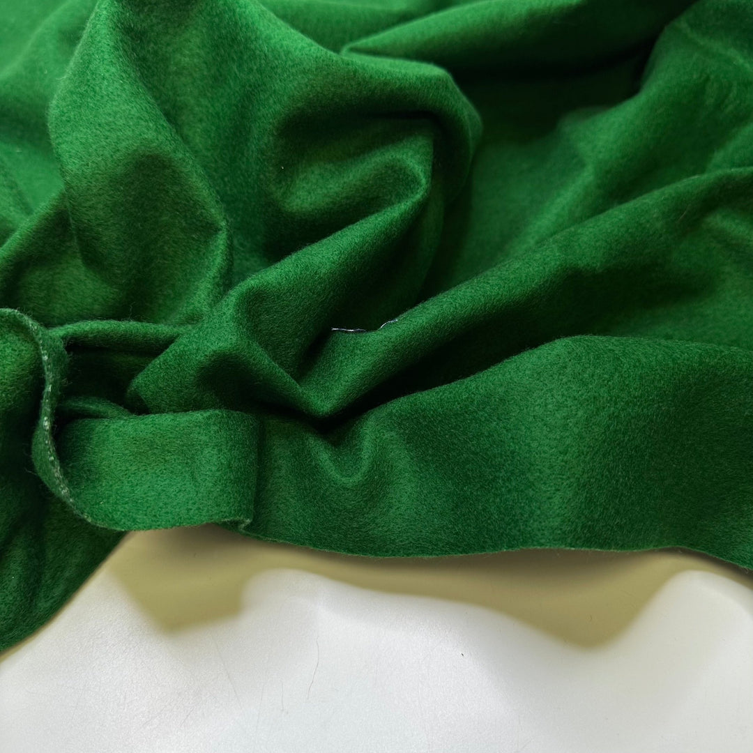 Pool Table - Felt Acrylic Woven - Green - 0.95M Bundle - True Deadstock fabric Fabric by private - Sustainable Textile | FABCYCLE