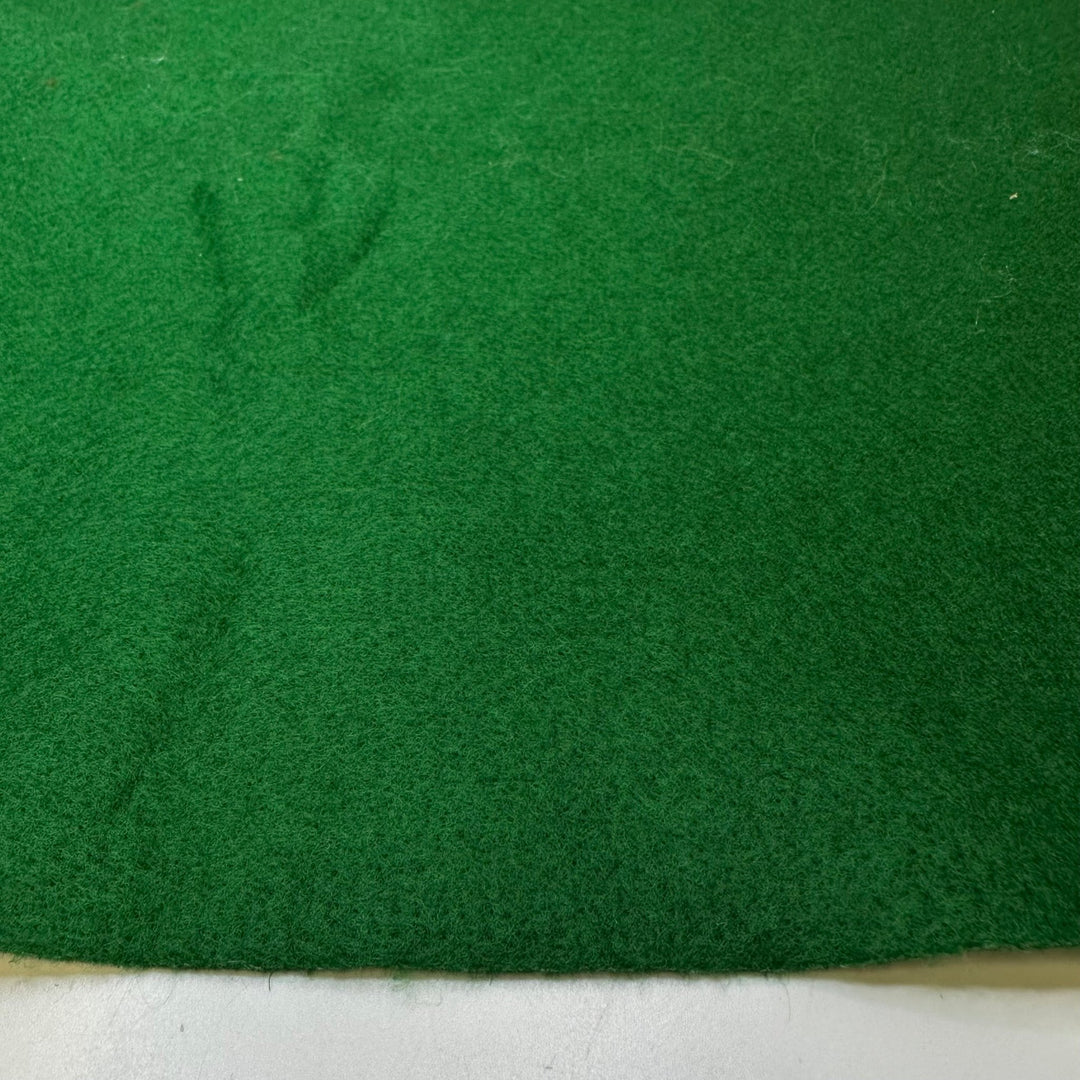 Pool Table - Felt Acrylic Woven - Green - 0.95M Bundle - True Deadstock fabric Fabric by private - Sustainable Textile | FABCYCLE