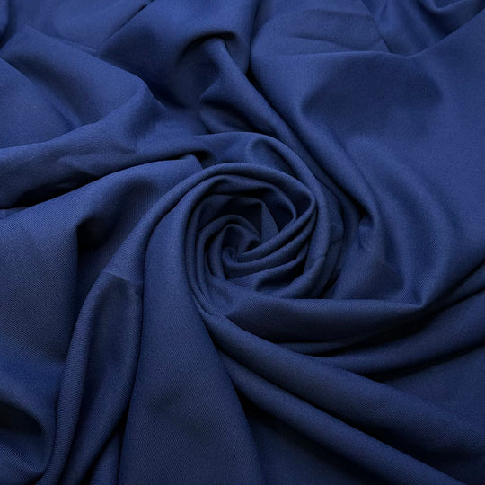 Pop Star - Polyester Blend Woven - Dark Blue - 3M Bundle - True Deadstock fabric Fabric by private - Sustainable Textile | FABCYCLE