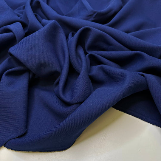 Pop Star - Polyester Blend Woven - Dark Blue - 3M Bundle - True Deadstock fabric Fabric by private - Sustainable Textile | FABCYCLE