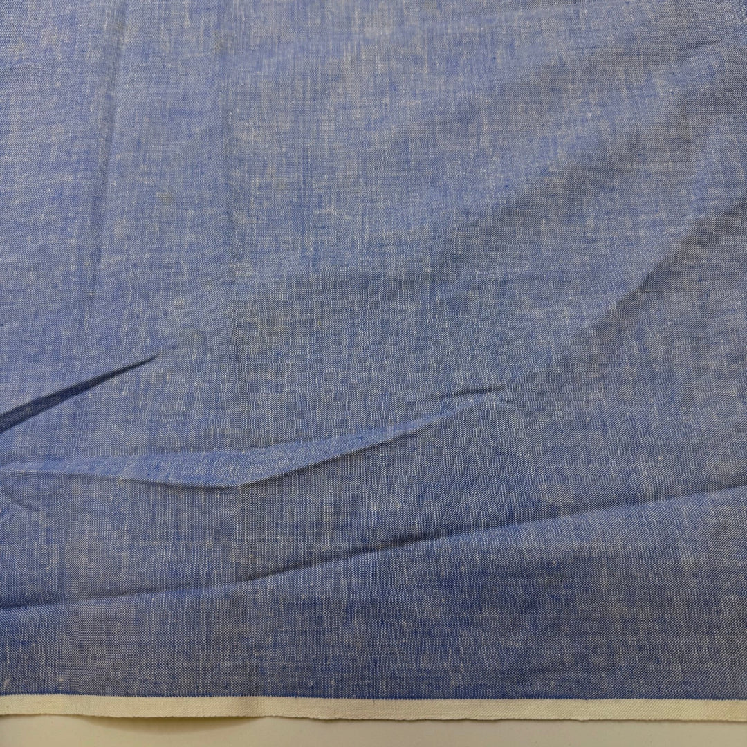 Potato Salad - Chambre Cotton Woven - Light Blue - 1.6M Bundle - True Deadstock fabric Fabric by private - Sustainable Textile | FABCYCLE