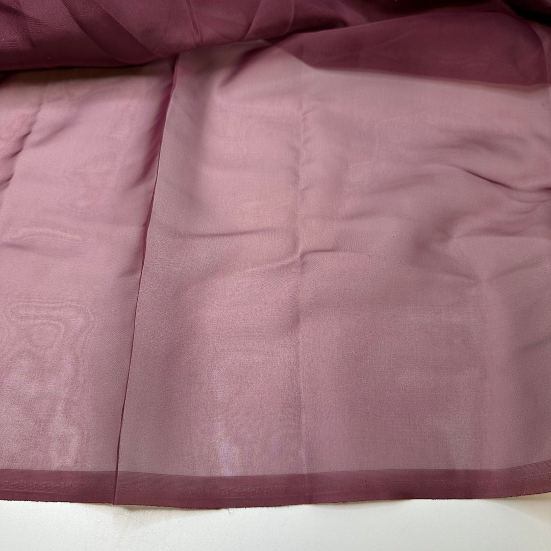 Pour The Port - Organza Poly Woven - Burgundy - 1.95M Bundle - True Deadstock fabric Fabric by private - Sustainable Textile | FABCYCLE