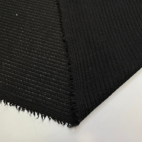 Preparing For A Big Hike - Polyester Blend Knit - Black - 3M Bundle - True Deadstock fabric Fabric by private - Sustainable Textile | FABCYCLE