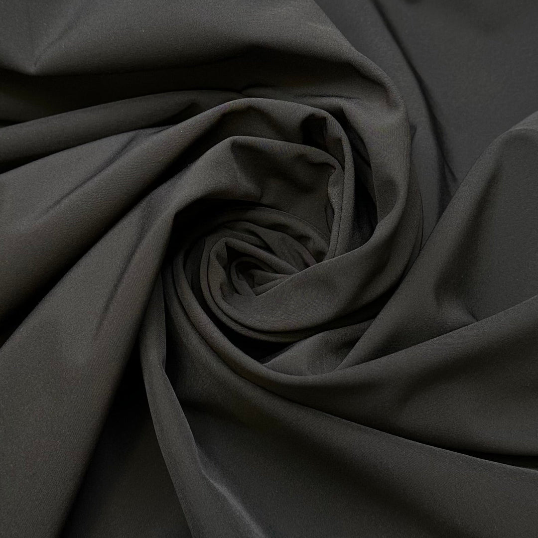 Preparing For Cold Nights - Softshell Polyester Blend Woven - Black - 1.4M Bundle - True Deadstock fabric Fabric by private - Sustainable Textile | FABCYCLE