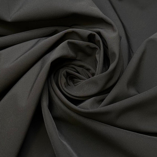 Preparing For Cold Nights - Softshell Polyester Blend Woven - Black - 1.4M Bundle - True Deadstock fabric Fabric by private - Sustainable Textile | FABCYCLE