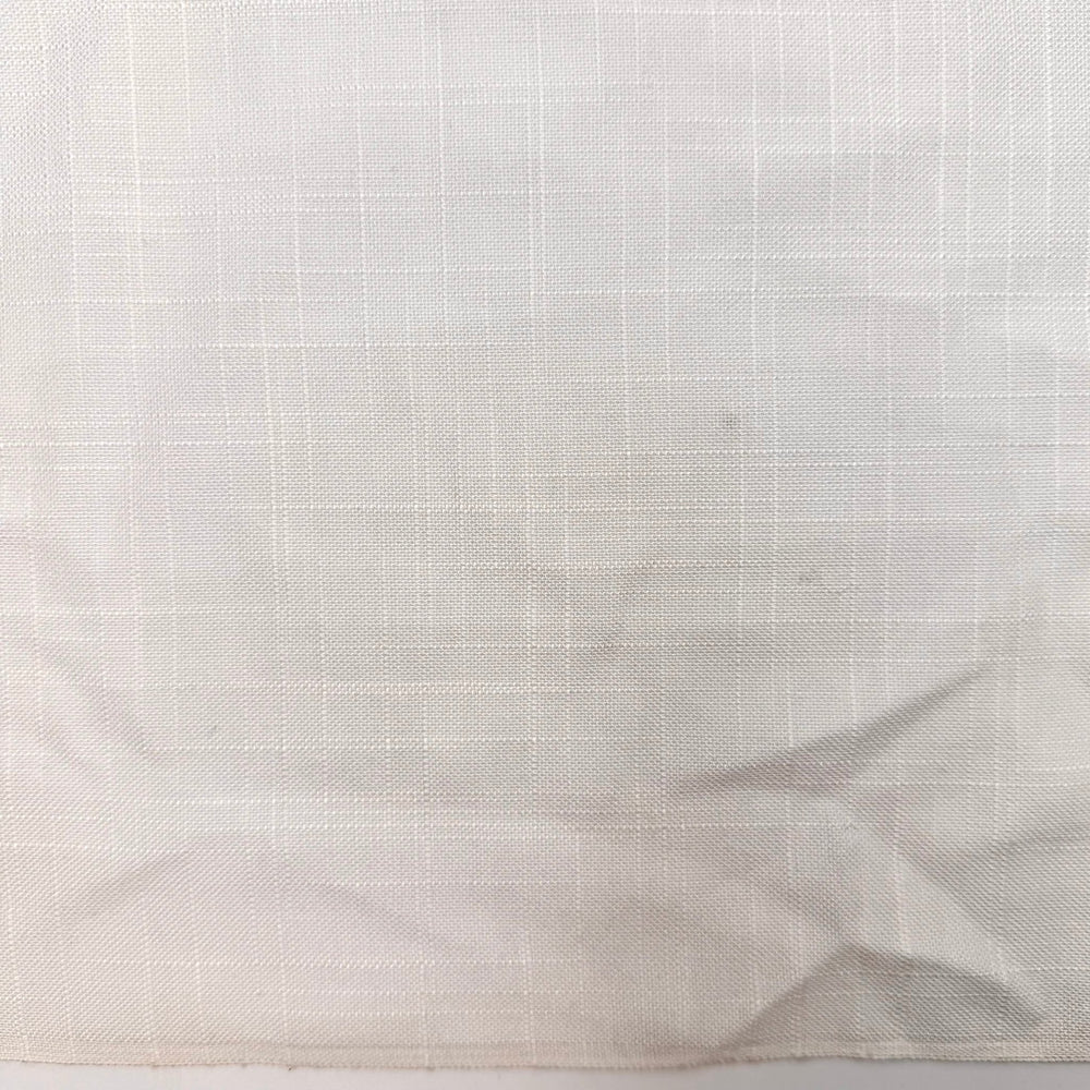 Preparing My Toast Speech - Cotton Blend Woven - White Abstract - 1.1M Bundle - True Deadstock fabric Fabric by private - Sustainable Textile | FABCYCLE