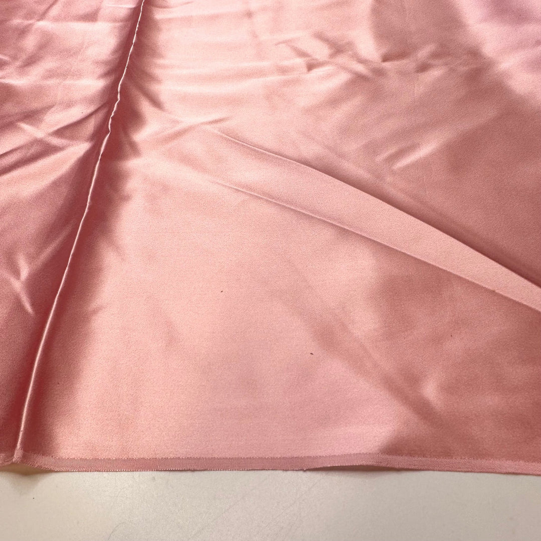 Preserved Flowers - Satin Silk Woven - Light Pink - 2.15M Bundle - True Deadstock fabric Fabric by private - Sustainable Textile | FABCYCLE