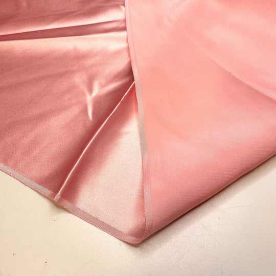 Preserved Flowers - Satin Silk Woven - Light Pink - 2.15M Bundle - True Deadstock fabric Fabric by private - Sustainable Textile | FABCYCLE