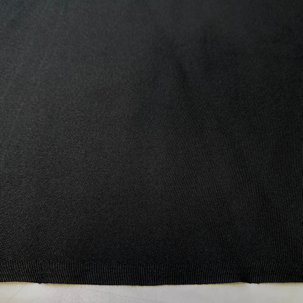 President Of The World - Polyester Blend Woven - Black - 1M Bundle - True Deadstock fabric Fabric by private - Sustainable Textile | FABCYCLE