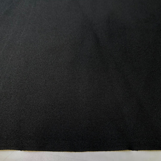 President Of The World - Polyester Blend Woven - Black - 1M Bundle - True Deadstock fabric Fabric by private - Sustainable Textile | FABCYCLE