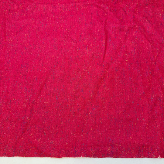 Princess Cut - Twill Weave Wool Woven - Dark Pink Multi - 1.35M Bundle - True Deadstock fabric Fabric by private - Sustainable Textile | FABCYCLE
