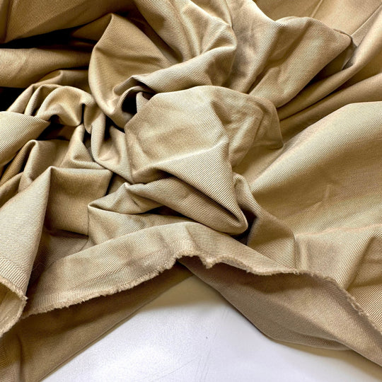 Professor Chic - Twill Weave Cotton Woven - Beige - 2.9M Bundle - True Deadstock fabric Fabric by private - Sustainable Textile | FABCYCLE
