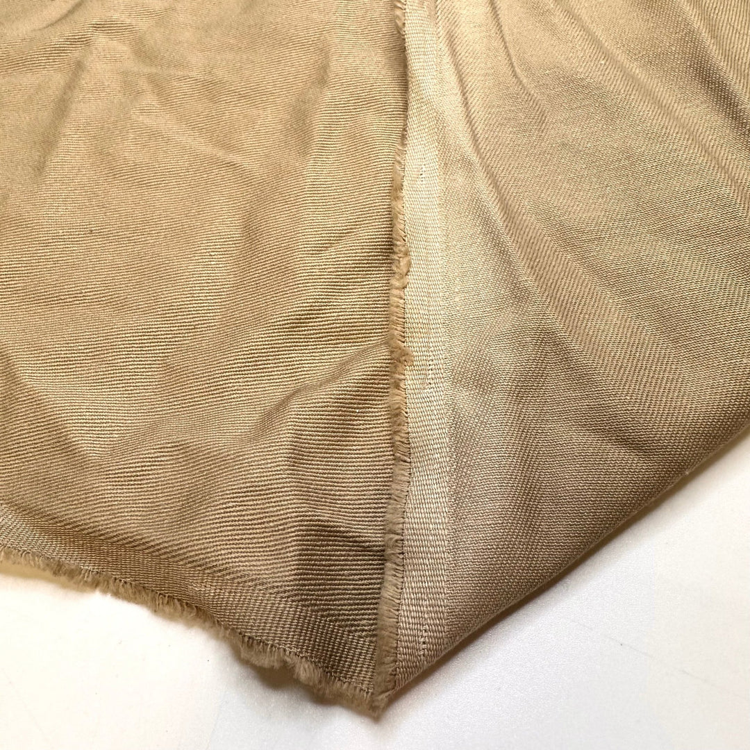 Professor Chic - Twill Weave Cotton Woven - Beige - 2.9M Bundle - True Deadstock fabric Fabric by private - Sustainable Textile | FABCYCLE