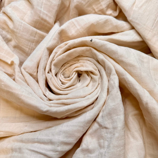 Pull The Lever - Cotton Woven - Dark Cream Geometric - 2.3M Bundle - True Deadstock fabric Fabric by private - Sustainable Textile | FABCYCLE