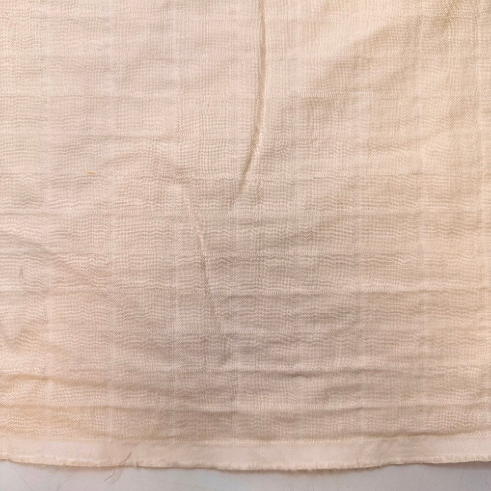 Pull The Lever - Cotton Woven - Dark Cream Geometric - 2.3M Bundle - True Deadstock fabric Fabric by private - Sustainable Textile | FABCYCLE
