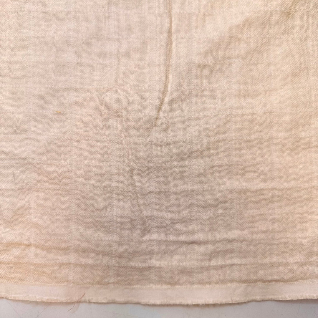 Pull The Lever - Cotton Woven - Dark Cream Geometric - 2.3M Bundle - True Deadstock fabric Fabric by private - Sustainable Textile | FABCYCLE