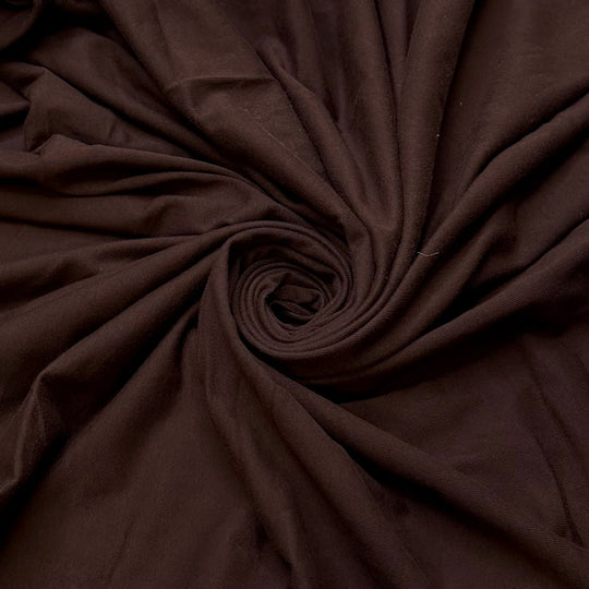 Pumpernickel - Cotton Blend Knit - Brown - 0.8M Bundle - True Deadstock fabric Fabric by private - Sustainable Textile | FABCYCLE