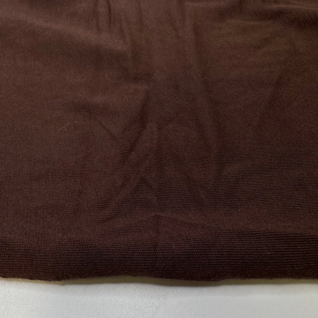 Pumpernickel - Cotton Blend Knit - Brown - 0.8M Bundle - True Deadstock fabric Fabric by private - Sustainable Textile | FABCYCLE