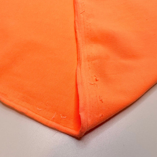 Pumpkin Carving Date Night - Jersey Cotton Blend Knit - Light Orange - Bundles - True Deadstock fabric Fabric by private - Sustainable Textile | FABCYCLE