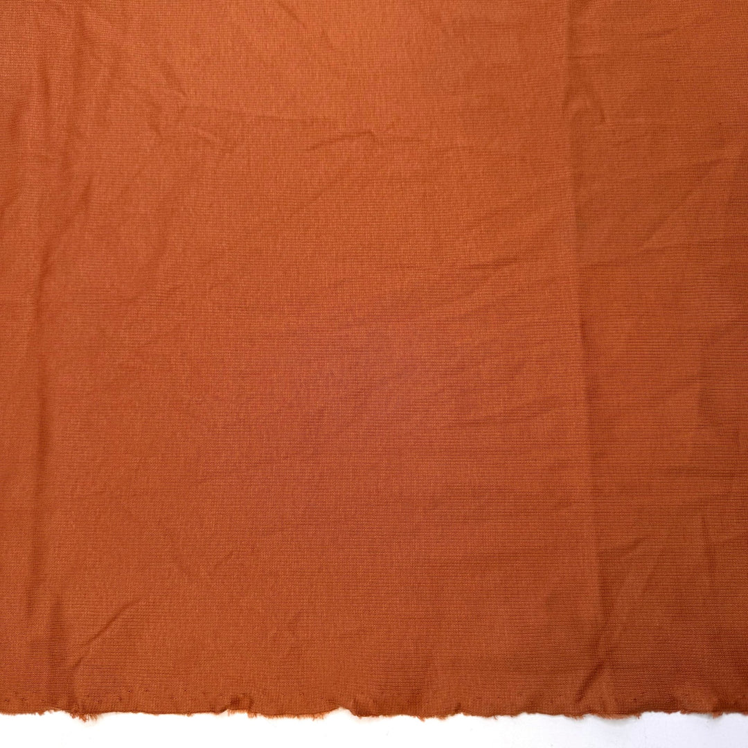 Pumpkin Patch - Rib Knit Cotton Knit - Orange - 1.15M Bundle - True Deadstock fabric Fabric by private - Sustainable Textile | FABCYCLE