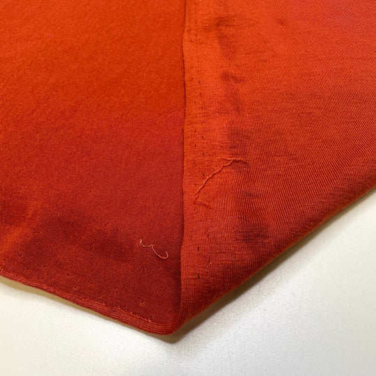 Pumpkin Pie Eating Contest - Jersey Cotton/Bamboo Knit - Dark Orange - Bundles - True Deadstock fabric Fabric by private - Sustainable Textile | FABCYCLE