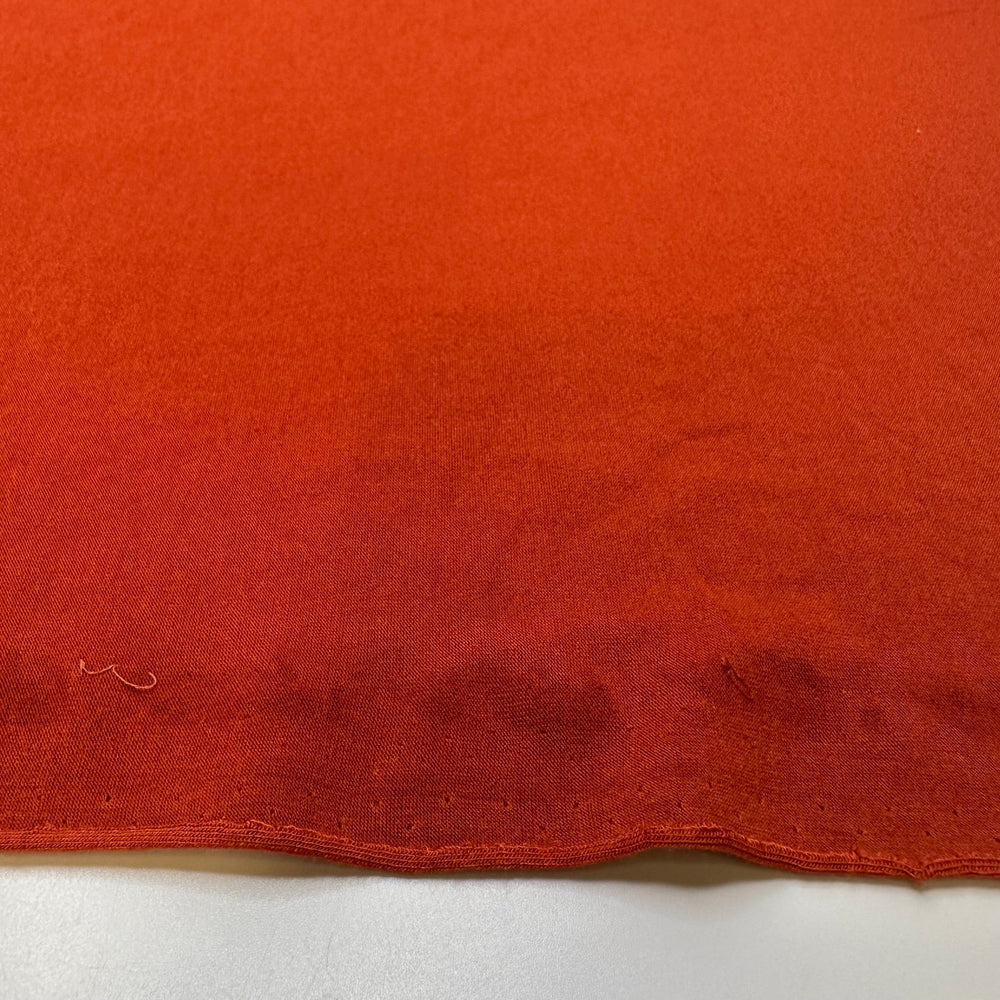 Pumpkin Pie Eating Contest - Jersey Cotton/Bamboo Knit - Dark Orange - Bundles - True Deadstock fabric Fabric by private - Sustainable Textile | FABCYCLE