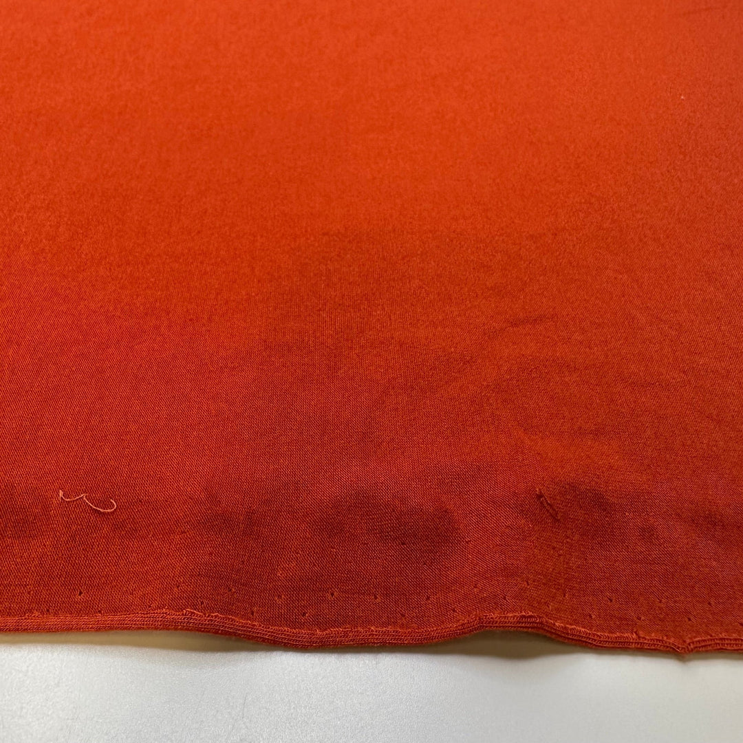 Pumpkin Pie Eating Contest - Jersey Cotton/Bamboo Knit - Dark Orange - Bundles - True Deadstock fabric Fabric by private - Sustainable Textile | FABCYCLE