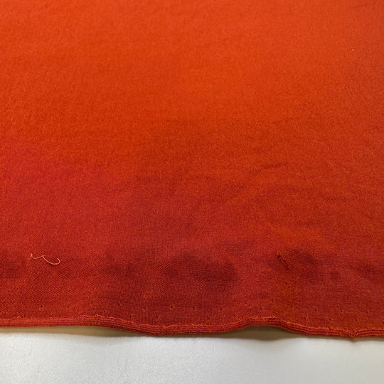 Pumpkin Pie Eating Contest - Jersey Cotton/Bamboo Knit - Dark Orange - Bundles - True Deadstock fabric Fabric by private - Sustainable Textile | FABCYCLE