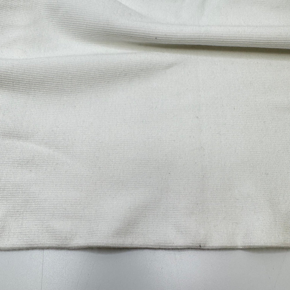 Pure Intentions - Tubular Rib Knit Bamboo Blend Knit - White - 2.1M Bundle - True Deadstock fabric Fabric by private - Sustainable Textile | FABCYCLE