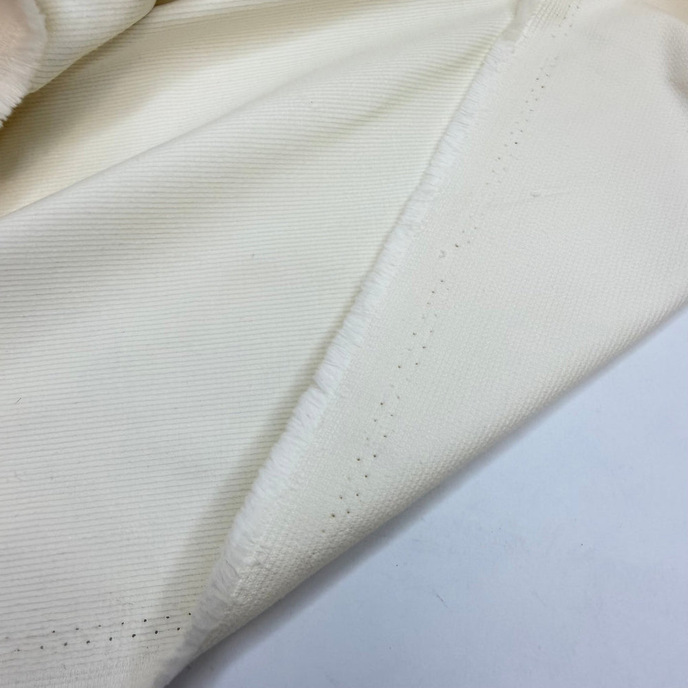 Pure Of Heart - Corduroy Cotton/Spandex Woven - Ivory - Bundles - True Deadstock fabric Fabric by private - Sustainable Textile | FABCYCLE