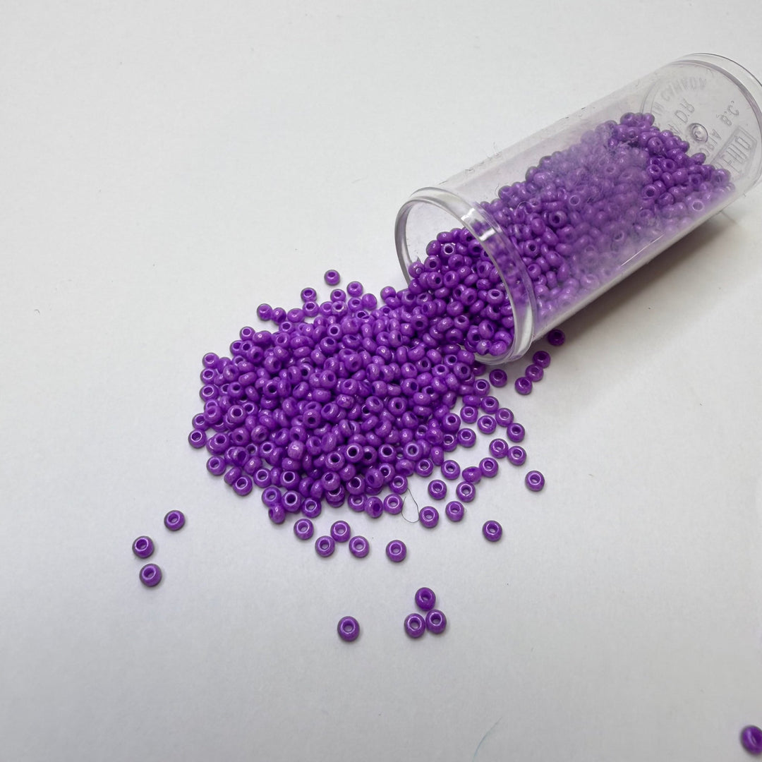 Purple Seed Beads Beads - Purple - 300 Pack - True Deadstock supplies Fabric by private - Sustainable Textile | FABCYCLE