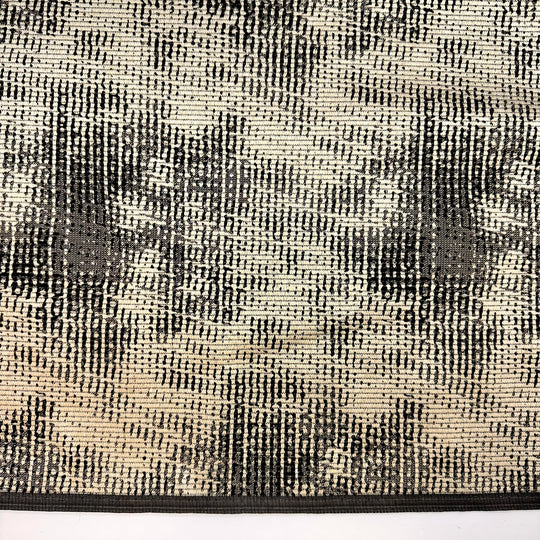 Purse Goals - Polyester Blend Woven - Cream/Black Abstract - Bundles - True Deadstock fabric Fabric by private - Sustainable Textile | FABCYCLE