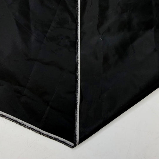 Purse Perfection - Acetate Woven - Black - 1.75M Bundle - True Deadstock fabric Fabric by private - Sustainable Textile | FABCYCLE