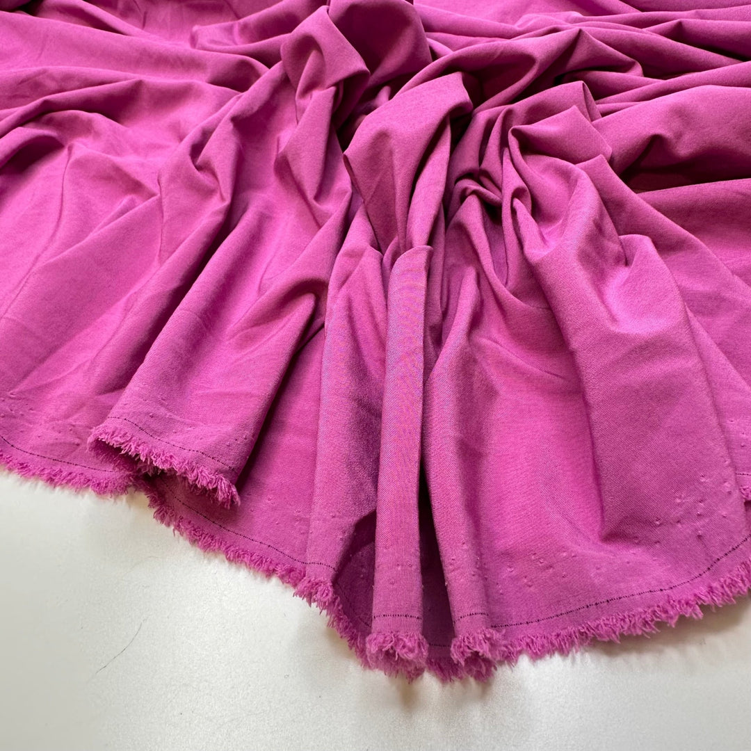 Pursed Lips - Poly/Spandex Woven - Pink - 4M Bundle - True Deadstock fabric Fabric by private - Sustainable Textile | FABCYCLE