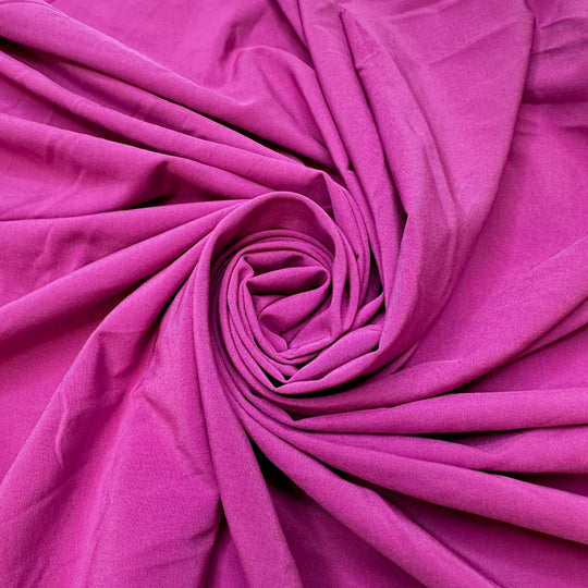 Pursed Lips - Poly/Spandex Woven - Pink - 4M Bundle - True Deadstock fabric Fabric by private - Sustainable Textile | FABCYCLE